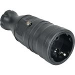 Переносная розетка IEK Omega рбп14-1-0м ip20, черная OM-KR20-16-20-P1-00-K02 (артикул 24573111) – фото 1