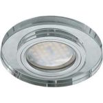 Светильник Ecola MR16 DL1650 GU5.3 Glass стекло, круг, хром - хром 25x95 FC1650EFF (артикул 17134885) – фото 1