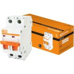 Автоматический выключатель TDM ВА47-29 2Р 13А 4.5кА D SQ0206-0156 (артикул 15498648) – фото 1