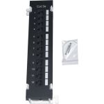 Настенная патч-панель TWIST 1U, 12 портов, RJ-45, cat. 5e, PP-W-1U-12-C5E-TWCS (артикул 20679945) – фото 1