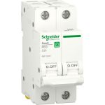 Автоматический выключатель Schneider Electric RESI9 АВ С 20А 2P 6000A R9F12220 (артикул 18322123) – фото 1