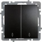 Механизм выключателя NILSON 2СП проходной черный Touran/Alegra 24220409 (артикул 16352092) – фото 1