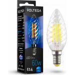Светодиодная лампа VOLTEGA Свеча витая Е14 4000К 6W 7028 (артикул 16183497) – фото 1