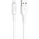 Кабель USB 2.0 Hoco X25, AM/Lightning M, белый, 1м 6957531080114 (артикул 19968082) – фото 1