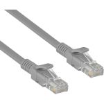 Патч-корд ExeGate UTP-RJ45-RJ45-5e-1,5M-GY, UTP, cat.5e, 1.5м, серый 241490 (артикул 17618430) – фото 1