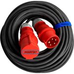 Удлинитель-шнур ЭНАРГИТ 380 Вольт КГ 5х2,5 ГОСТ 1 розетка 10 метров IP44 КГ525-10-1-44 (артикул 16603898) – фото 1