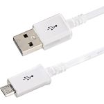 Кабель REXANT USB microUSB длинный штекер 1М белый 18-4269 (артикул 15906934) – фото 1