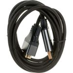 Кабель DisplayPort->DVI Cablexpert 4K 1.8м 20M/25M нейлоновая оплетка металлические разъемы пакет CC-DPM-DVIM-4K-6 (артикул 19968292) – фото 1