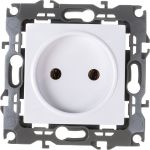 Розетка ЭРА 12-2105-01 2P, 16A-250В, IP20, белый Б0018254 (артикул 15840951) – фото 1