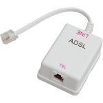 Телефонная розетка REXANT на стену, ADSL фильт, RJ-11 (6Р4С) 06-0103-B (артикул 22875675) – фото 1