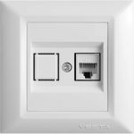 Розетка Vesta Electric Roma для сетевого кабеля LAN FRZCW010101BEL (артикул 23300475) – фото 1