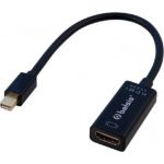 Кабель-адаптер mini DisplayPort - HDMI (f) 4Kх2K, 0,2 м, чёрный Belsis BW8801 (артикул 20462422) – фото 1