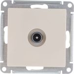 Механизм розетки TV Schneider Electric ATLAS DESIGN оконечный 1DB бежевый ATN000291 (артикул 15873702) – фото 1