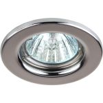 Штампованный светильник ЭРА ST1 CH MR16,12V/220V, 50W хром C0043799 (артикул 15981172) – фото 1