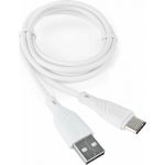 Кабель Cablexpert USB2.0, AM/Type-C, издание Classic 0.1, длина 1м, белый, блистер CCB-USB2-AMCMO1-1MW (артикул 20251096) – фото 1