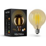 Светодиодная лампа VOLTEGA Шар GOLD G95 Е27 6W 7084 (артикул 16183616) – фото 1