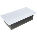 Выдвижной встраиваемый розеточный блок GTV на 3 EURO розетки AE-BP03GS-10 (артикул 18611353) – фото 1