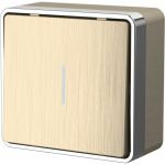 Одноклавишный выключатель с подсветкой Werkel W5010110 a051042 (артикул 15958301) – фото 1