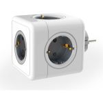 Разветвитель ROCKETSOCKET Cube Original 5 Euro 16A цвет серый GN1203 (артикул 24499323) – фото 1