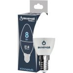 Светодиодная лампа Включай 8W E14 свеча 6500K 220V LED PREMIUM C37-8W-E14-WW 1003882 (артикул 16835479) – фото 1