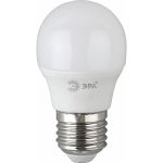 Светодиодная лампа ЭРА LED P45-6W-827-E27 R диод, шар, 6Вт, теплый свет, E27 Б0049643 (артикул 16452142) – фото 1