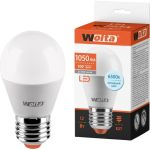 Светодиодная лампа Wolta "Шар" G45 12Вт 1050лм 6500К Е27 1/50 25W45GL12E27 (артикул 22077015) – фото 1