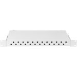Оптический кросс NIKOMAX 19, 1U, до 24 FC/ST портов, серый NMF-RP24FC-WS-ES-1U-GY (артикул 16393110) – фото 1