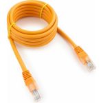 Многожильный патч-корд Cablexpert UTP кат.5e, 2м, литой, оранжевый PP12-2M/O (артикул 15933205) – фото 1