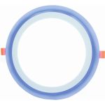 Светодиодный встраиваемый светильник LEEK круг, голубой цвет LE LED 2BCLR 16W 3/6K LE061300-0026 (артикул 16530166) – фото 1