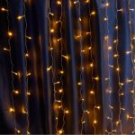 Гирлянда-дождь FERON CL18, 160LED, желтый, статичная, 1.5х1.5м+3м, IP44, 8W, 41622 (артикул 18646427) – фото 1