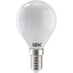 Лампа IEK серия 360 LED, G45, шар, матовая, 7вт, 230В, 4000К, E14 LLF-G45-7-230-40-E14-FR (артикул 16459915) – фото 1