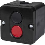 Кнопочный пост ПКЕ TDM 722 У2, красная и черная кнопки, IP54 SQ0742-0026 (артикул 23285763) – фото 1