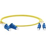 Волоконно-оптический шнур Hyperline FC-D2-9-LC/UR-LC/UR-H-10M-LSZH-YL патч-корд SM 9/125 37188 (артикул 16522479) – фото 1