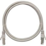 Коммутационный шнур NIKOMAX S/FTP 4 пары, серый, 1м NMC-PC4SE55B-010-C-GY (артикул 15893298) – фото 1
