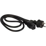 Шнур питания LANMASTER C19-Schuko, 3x1.5, 220В, 16А, 0.5 метров LAN-PP19/SH-0.5-BK (артикул 18319489) – фото 1