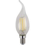 Филаментная лампа ЭРА F-LED BXS-5W-827-E14 филамент, свеча на ветру, 5Вт, E14 Б0043436 (артикул 15981227) – фото 1