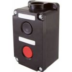 Кнопочный пост ПКЕ TDM 212-2 У3, красная и черная кнопки, IP40 SQ0742-0003 (артикул 23287749) – фото 1