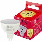 Светодиодная лампочка ЭРА RED LINE LED MR16-7W-827-GU5.3 R GU5.3 7 Вт софит теплый белый свет, Б0050231 (артикул 17513172) – фото 1