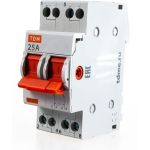 Модульный трехпозиционный переключатель TDM МП-63 2P 25А SQ0224-0014 (артикул 15500163) – фото 1