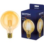Светодиодная лампа ФОТОН LED FL G95 6W E27 2200K, серия ДЕКОР 22627 (артикул 15994156) – фото 1