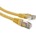 Патч-корд LANMASTER RJ45 - RJ45, 4 пары, S/FTP, категория 6A, 1.5 м, желтый LAN-PC45/S6A-1.5-YL (артикул 16427986) – фото 1