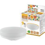 Светодиодная лампа TDM GX53-9 Вт-230 В-4000 К-Э, h=26 мм, Народная SQ0340-1522 (артикул 18152197) – фото 1