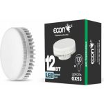 Светодиодная лампа ECON, LED GX 12Вт 6500K GX53 ES 7812532 (артикул 16477396) – фото 1