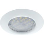 Встраиваемый светильник Ecola Light MR16 DL92 GU5.3 выпуклый Белый 30x80 /кd74/ FW1612EFY (артикул 16223638) – фото 1