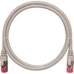 Коммутационный шнур NIKOMAX S/FTP 4 пары, серый, 0,5м NMC-PC4SA55B-005-GY (артикул 15893302) – фото 1