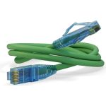 Патч-корд Hyperline PC-LPM-UTP-RJ45-RJ45-C6-3M-LSZH-GN U/UTP, Cat.6 100% Fluke Component 230246 (артикул 16522523) – фото 1