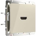 Розетка HDMI WERKEL W1186003/ (слоновая кость) a051487 (артикул 22952079) – фото 1