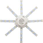 Комплект светодиодных линеек Apeyron Звездочка 220В, 12Вт, smd5730, 900Лм, 4000К, IP30, Ø180мм 02-43 (артикул 21195166) – фото 1