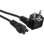 Кабель питания ноутбуков ExeGate Special PC5-1,8S Евровилка Schuko- C5, 3/0.75mm2, CCA, черный, 1.8м 281010 (артикул 21641470) – фото 1
