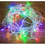Светодиодная гирлянда NEON-NIGHT Твинкл-Лайт 8 режимов, 4м, 25 LED, прозрачный провод, мультиколор 303-169 (артикул 15989875) – фото 1